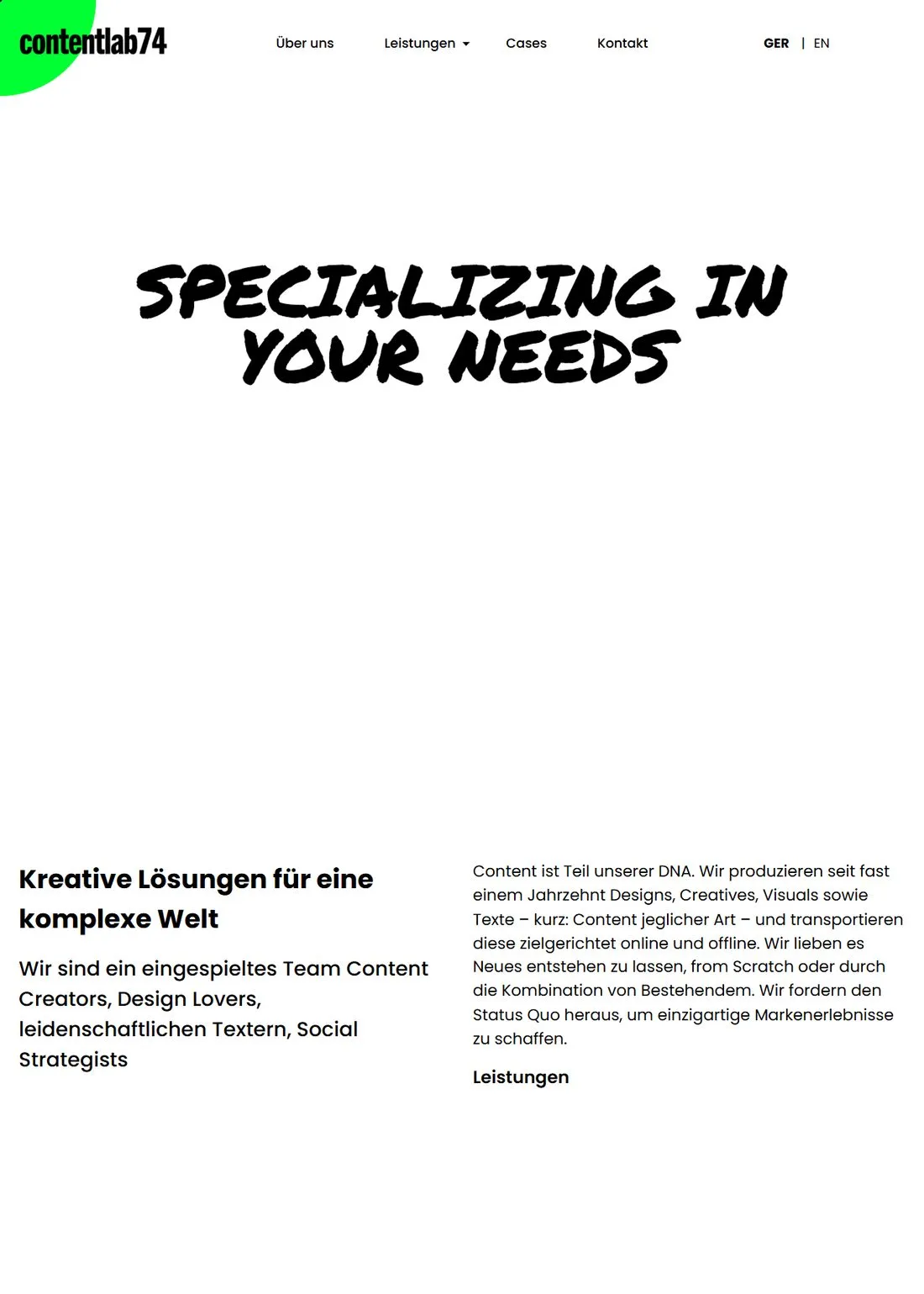 ContentLab74, full page