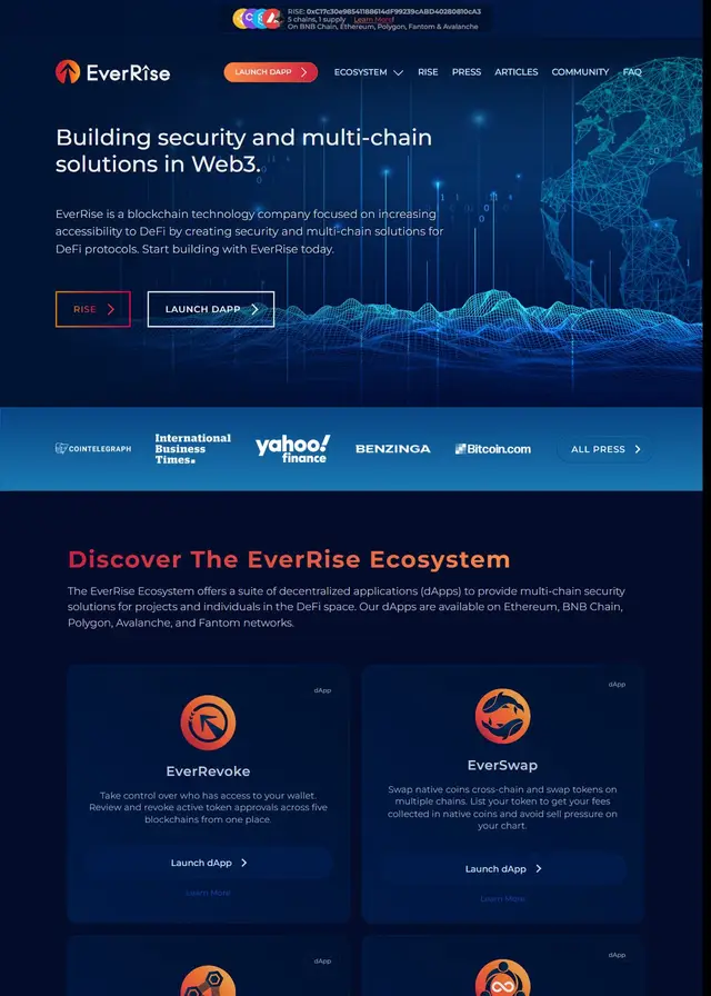 EverRise website