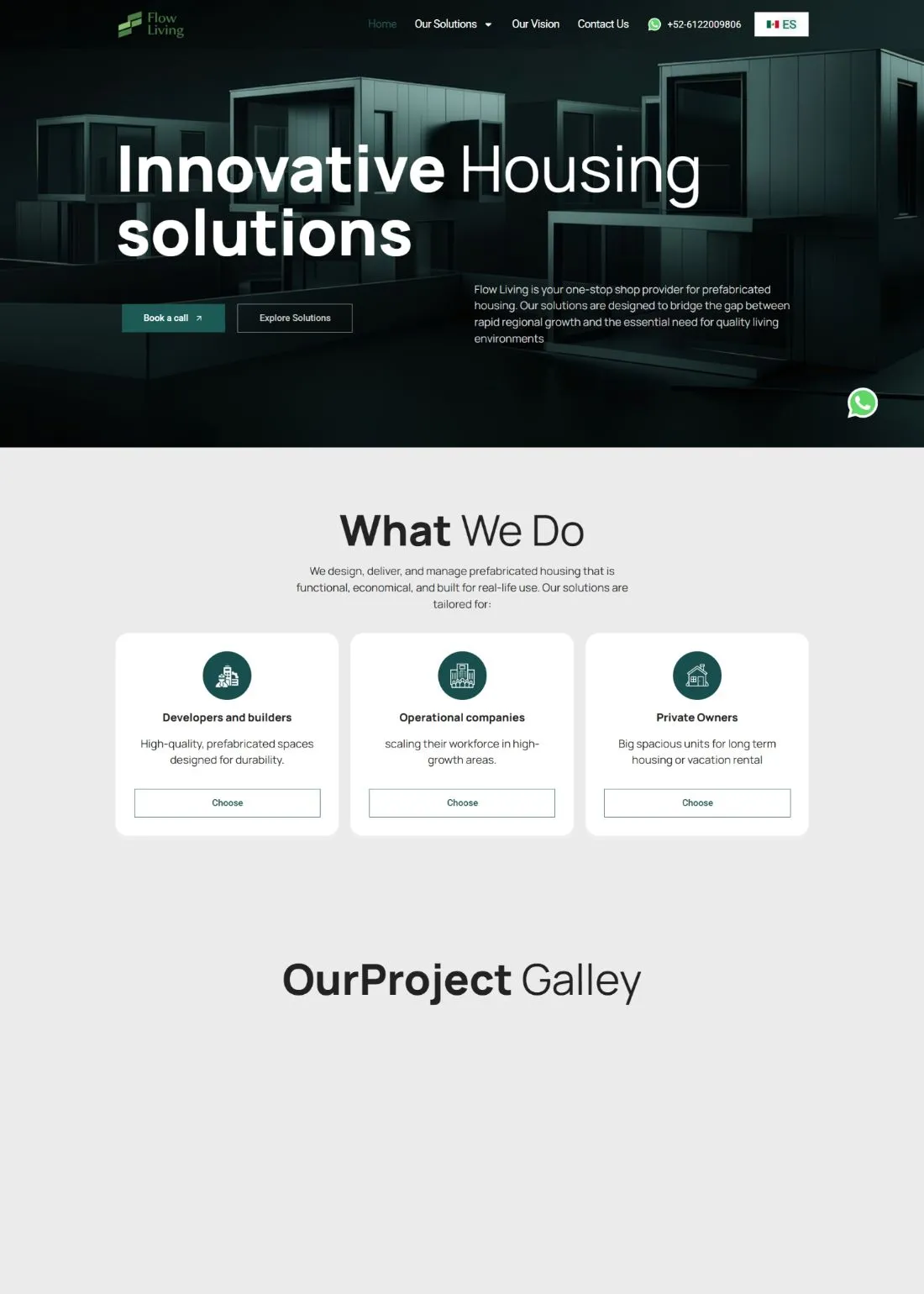 Flow Living, full page