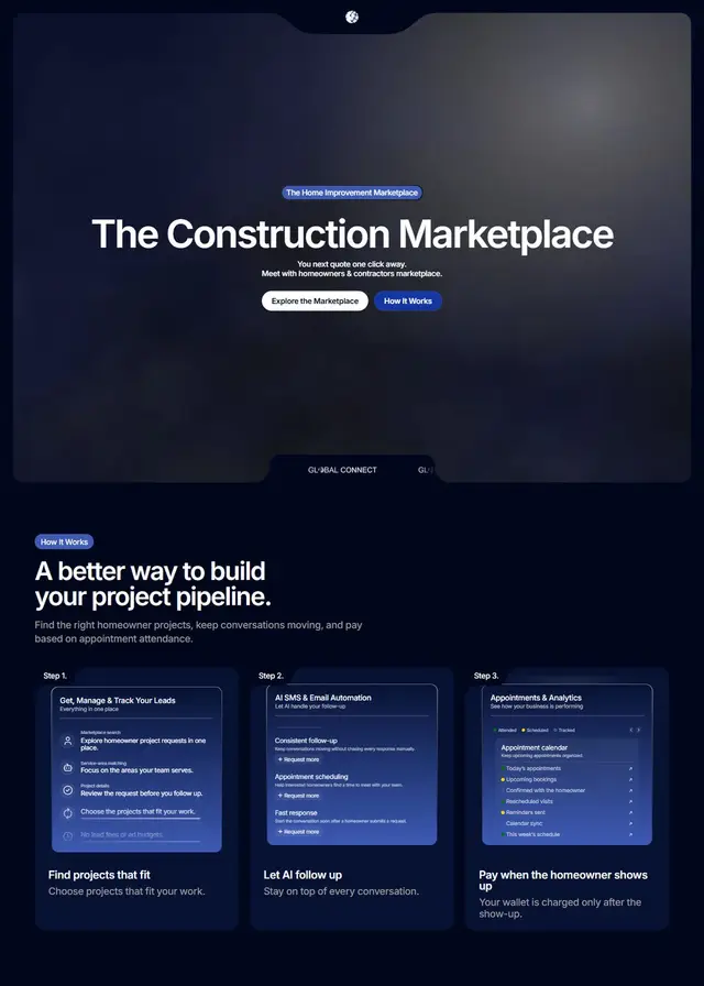 Global Connect website