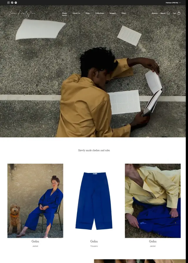 LaneFortyfive website