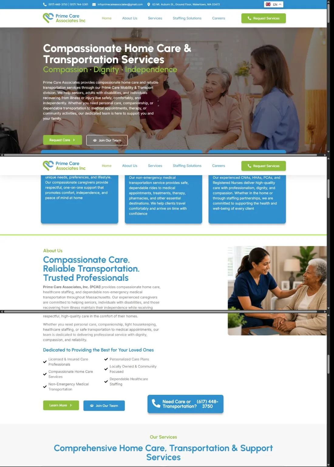 Prime Care Associates, full page