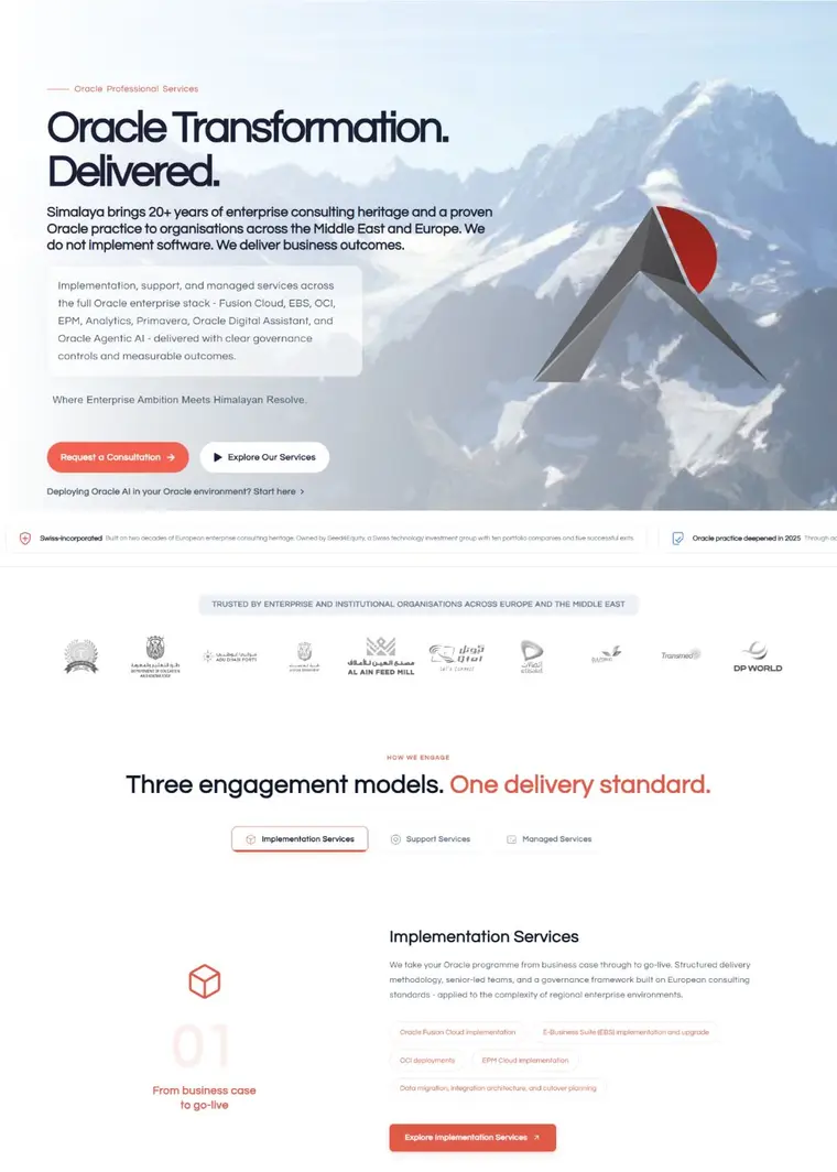 Simalaya website