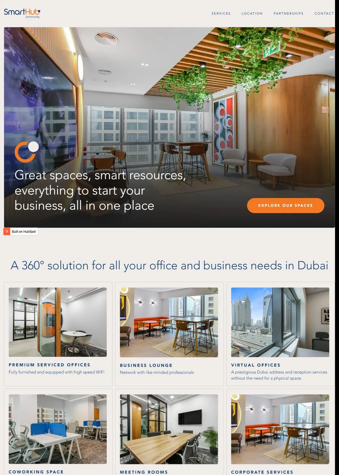 Smart Hub Community, full page