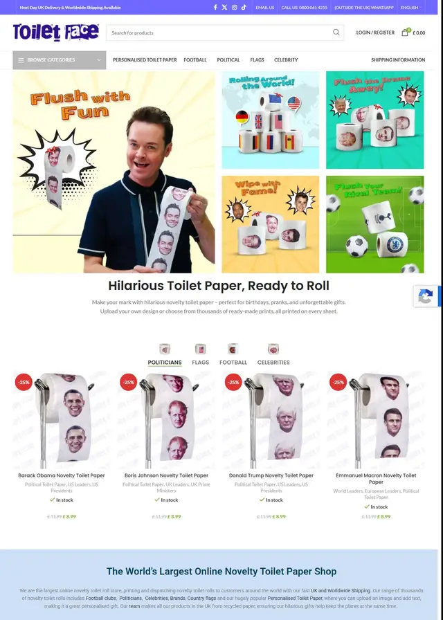 ToiletFace website