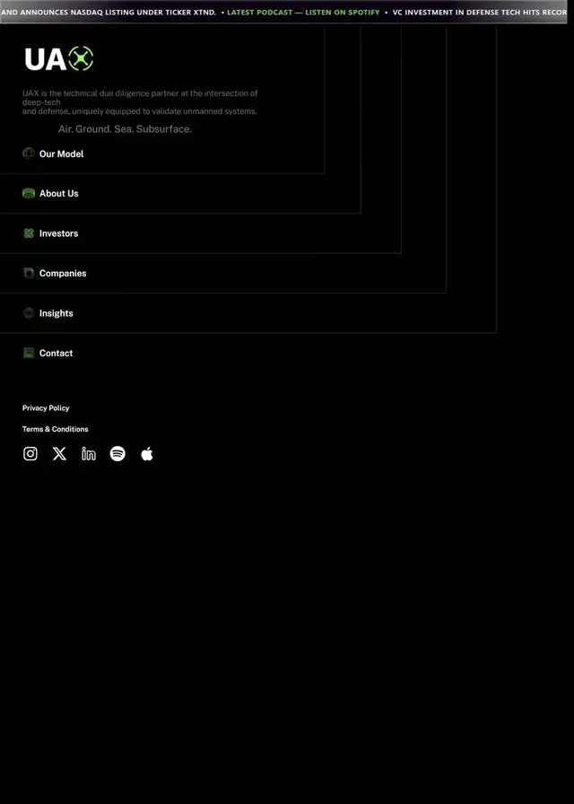 UAX website