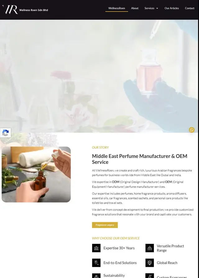 WellnessRoen website